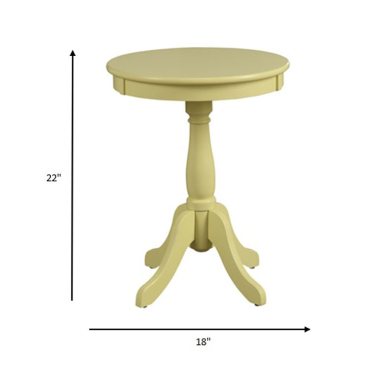ZeaZu Pedestal End Table Wayfair Canada
